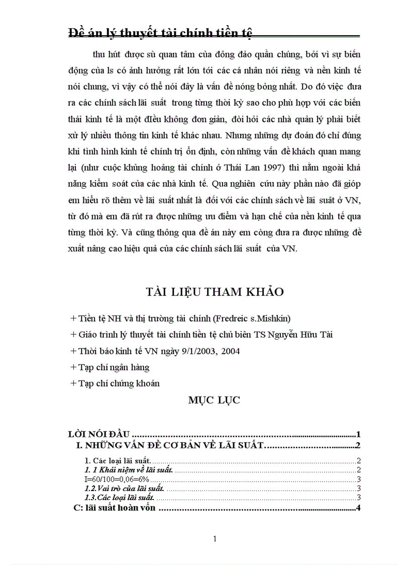 image for page lãi suất và chính sách lãi suất