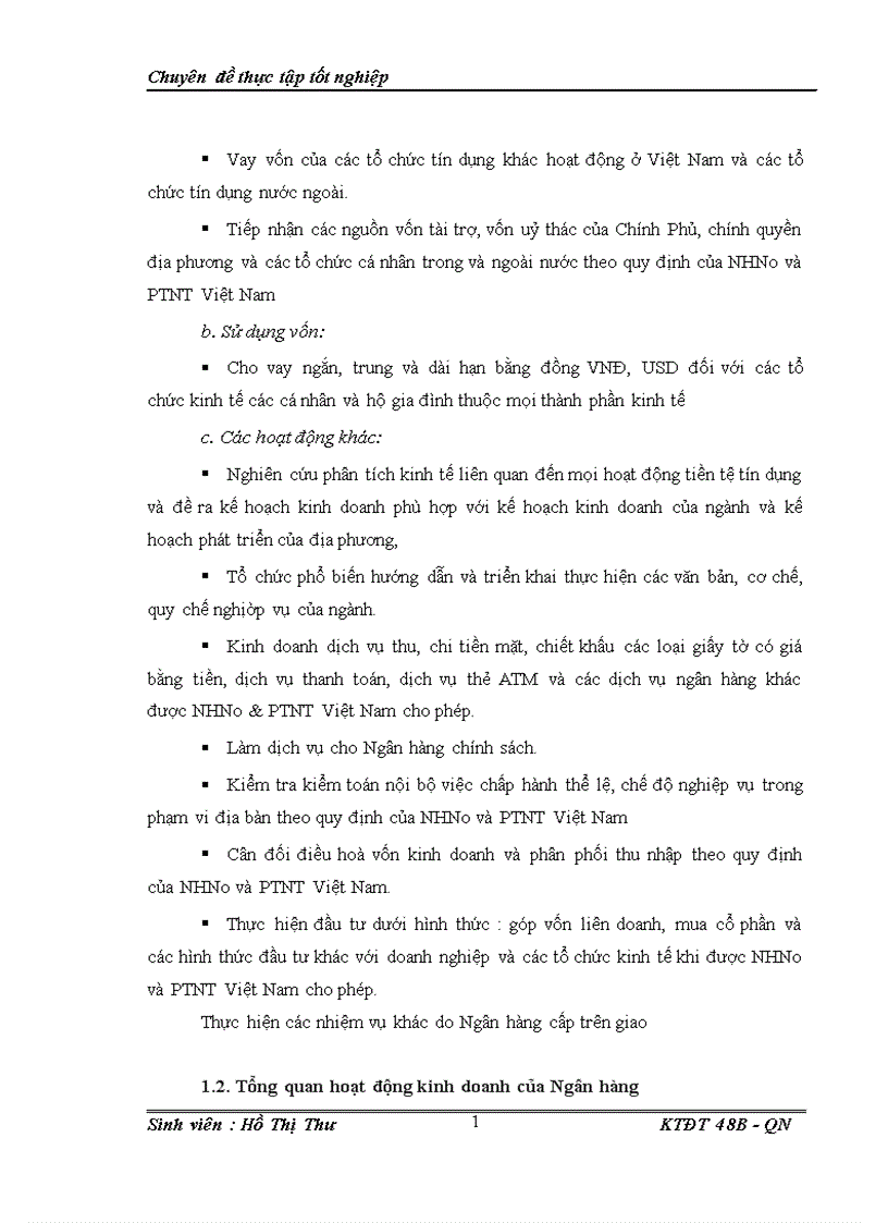 image for page Hoàn thiện công tác thẩm định dự án đầu tư tại ngân hàng nông nghiệp và phát triển nông thôn chi nhánh thanh trì 1