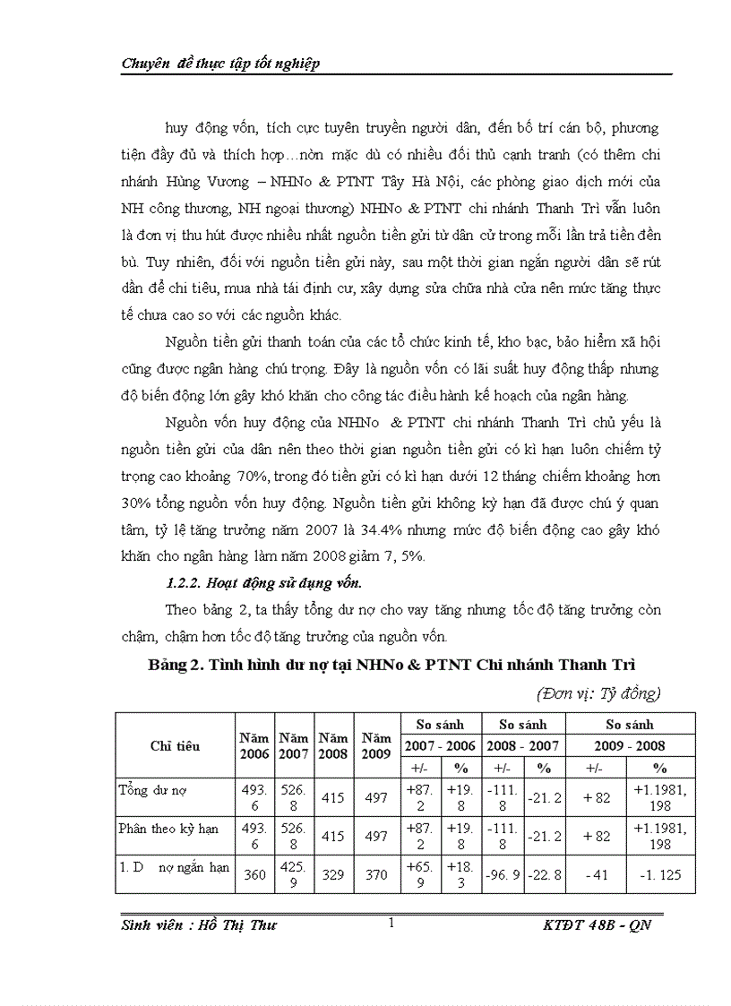 image for page Hoàn thiện công tác thẩm định dự án đầu tư tại ngân hàng nông nghiệp và phát triển nông thôn chi nhánh thanh trì 1
