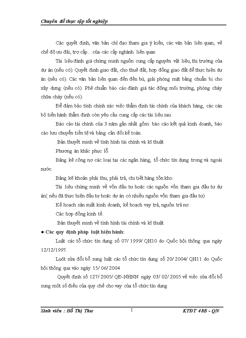 image for page Hoàn thiện công tác thẩm định dự án đầu tư tại ngân hàng nông nghiệp và phát triển nông thôn chi nhánh thanh trì 1