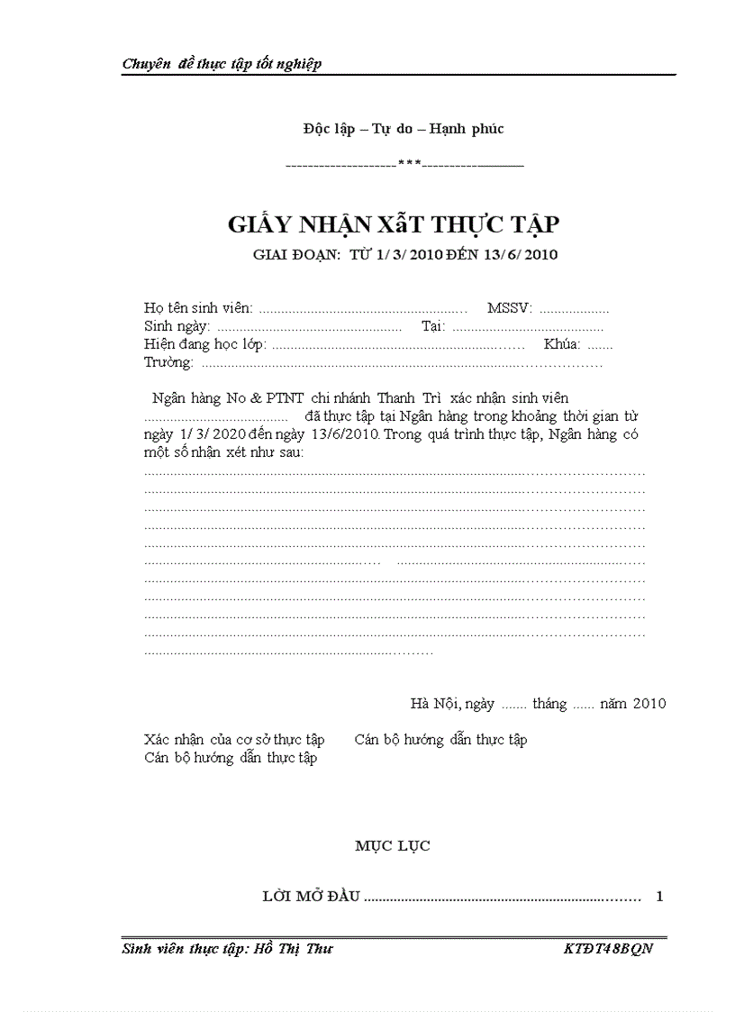 image for page Hoàn thiện công tác thẩm định dự án đầu tư tại ngân hàng nông nghiệp và phát triển nông thôn chi nhánh thanh trì 1