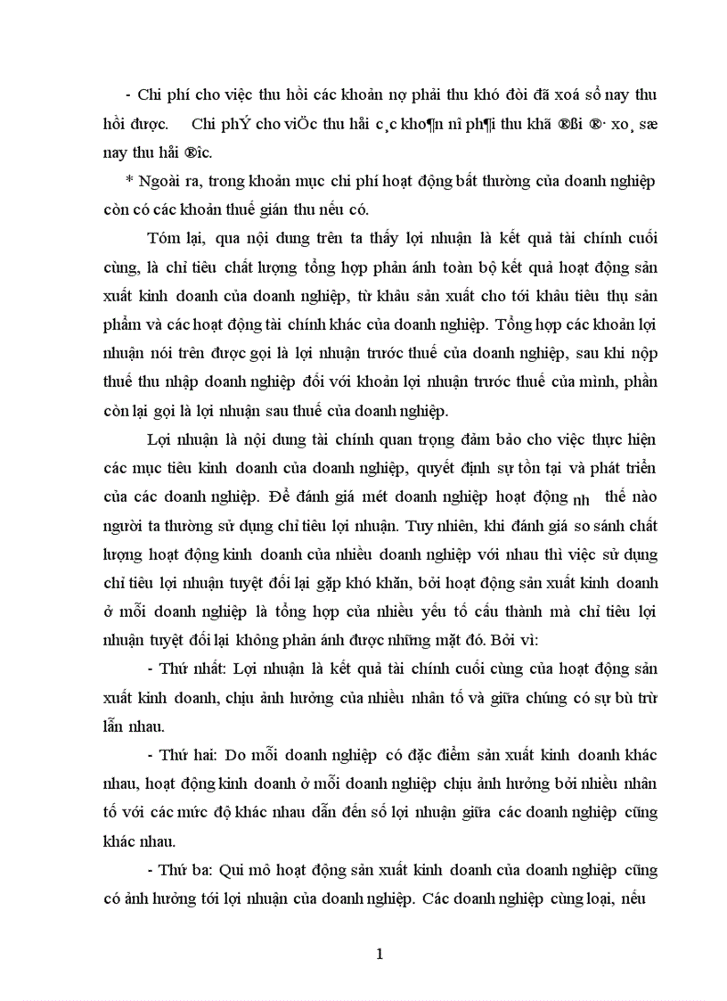 image for page Lợi nhuận và các giải pháp tăng lợi nhuận tại Công ty TNHH in Trường Đạt 1
