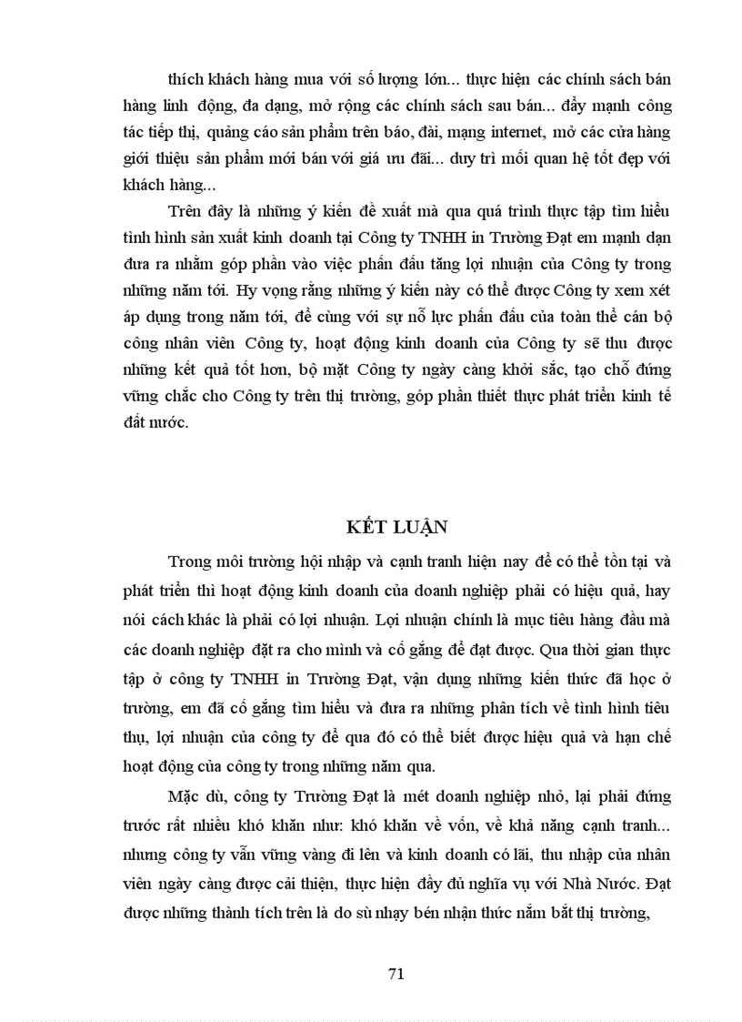 image for page Lợi nhuận và các giải pháp tăng lợi nhuận tại Công ty TNHH in Trường Đạt 1