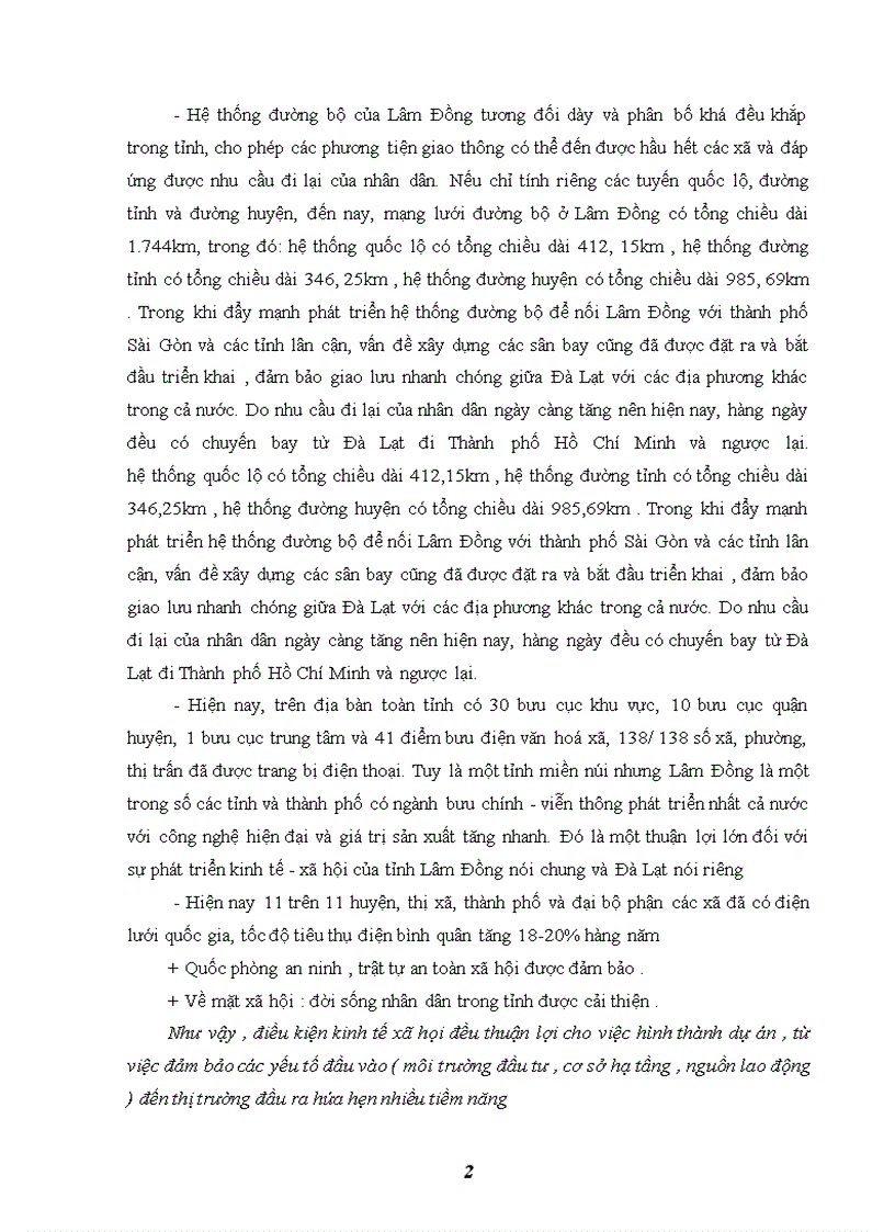 image for page Dự án xây dựng và cải tạo khu du lịch sinh thái hồ Than Thở Đà Lạt 1