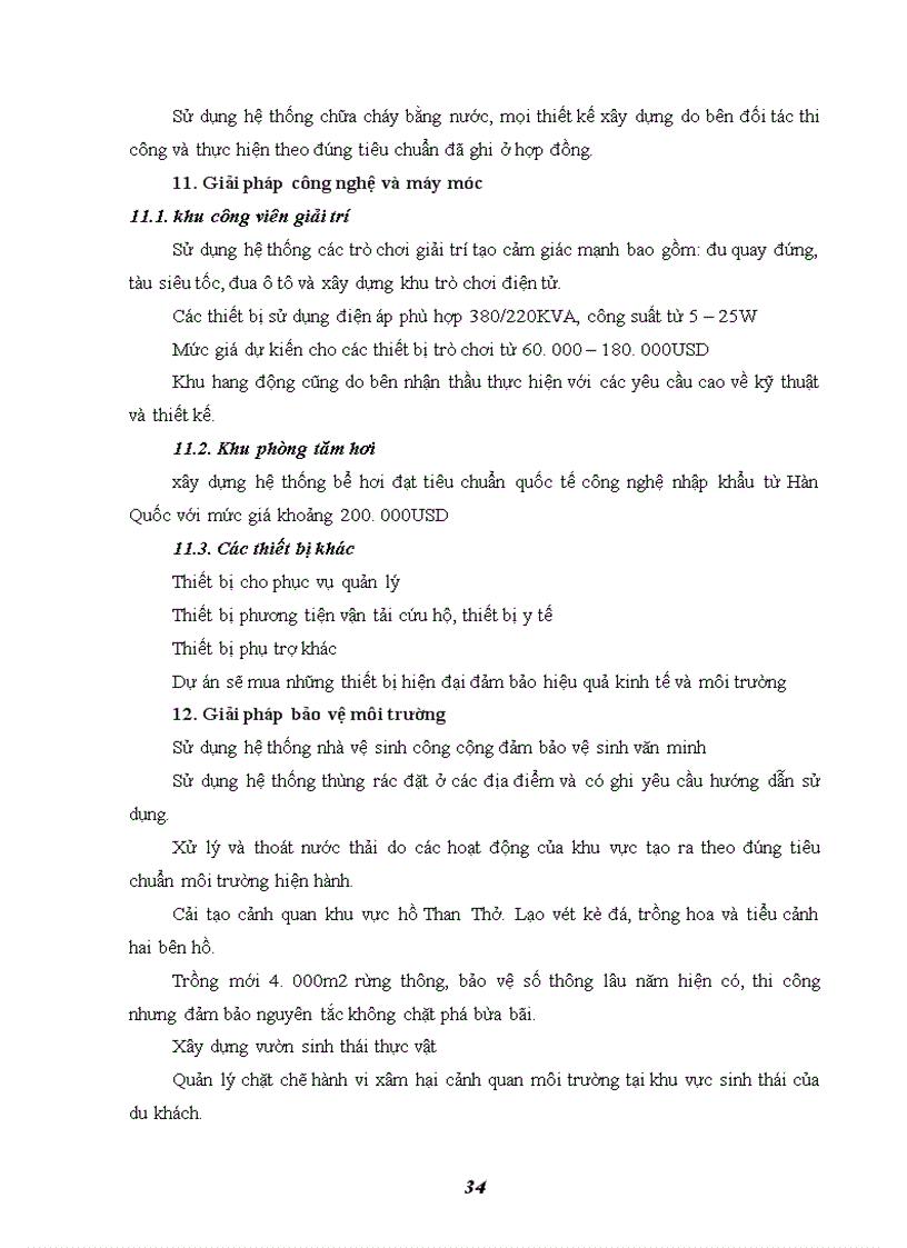 image for page Dự án xây dựng và cải tạo khu du lịch sinh thái hồ Than Thở Đà Lạt 1