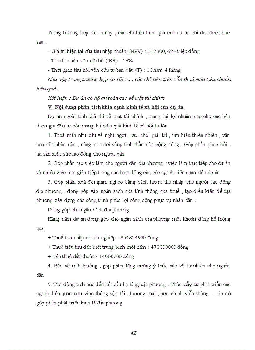image for page Dự án xây dựng và cải tạo khu du lịch sinh thái hồ Than Thở Đà Lạt 1