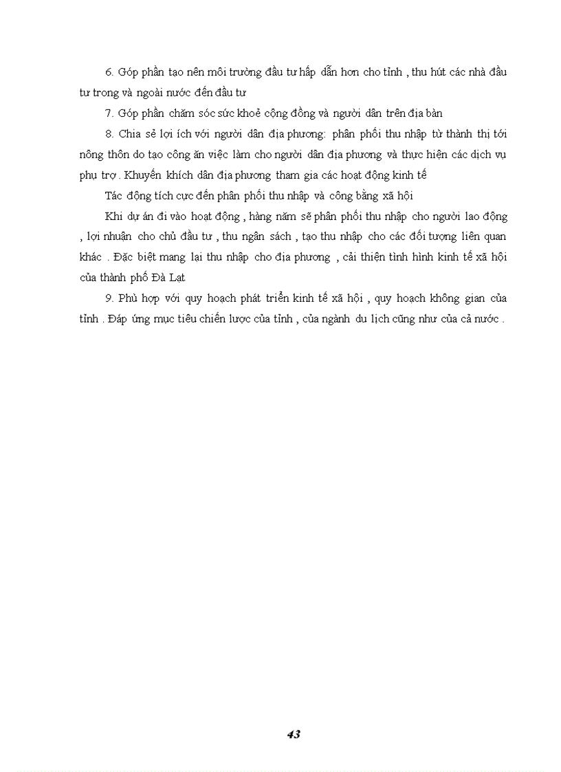 image for page Dự án xây dựng và cải tạo khu du lịch sinh thái hồ Than Thở Đà Lạt 1