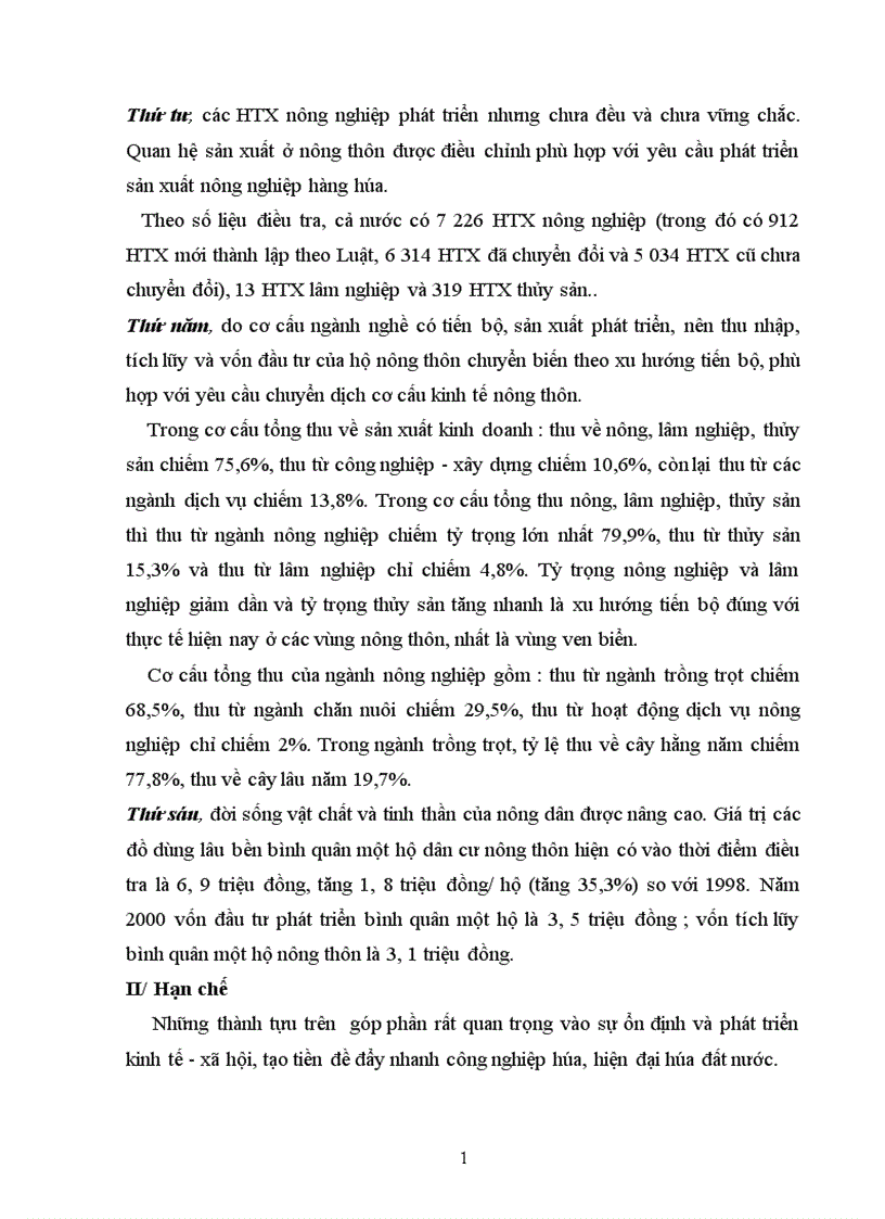 image for page Thực trạng của công nghiệp hoá hiện đại hoá nông nghiệp nông thôn của nước ta hiện nay và giải pháp để thực hiện CNH HĐH nông nghiệp nông thôn ở nước ta hiện nay 1