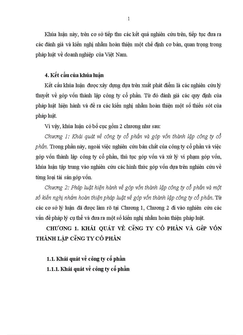 image for page Pháp luật hiện hành về góp vốn thành lập công ty cổ phần và một số kiến nghị nhằm hoàn thiện pháp luật về góp vốn thành lập công ty cổ phần 1