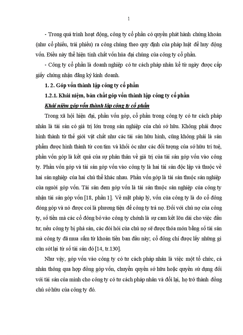 image for page Pháp luật hiện hành về góp vốn thành lập công ty cổ phần và một số kiến nghị nhằm hoàn thiện pháp luật về góp vốn thành lập công ty cổ phần 1