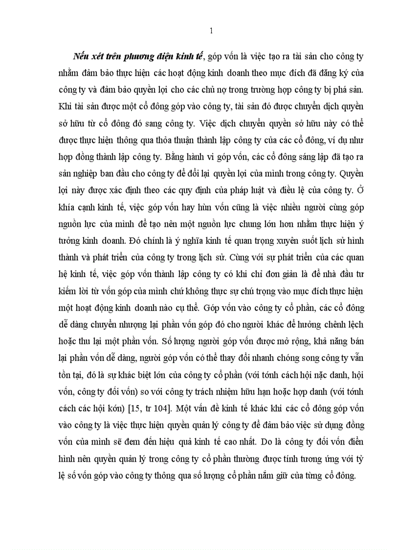 image for page Pháp luật hiện hành về góp vốn thành lập công ty cổ phần và một số kiến nghị nhằm hoàn thiện pháp luật về góp vốn thành lập công ty cổ phần 1