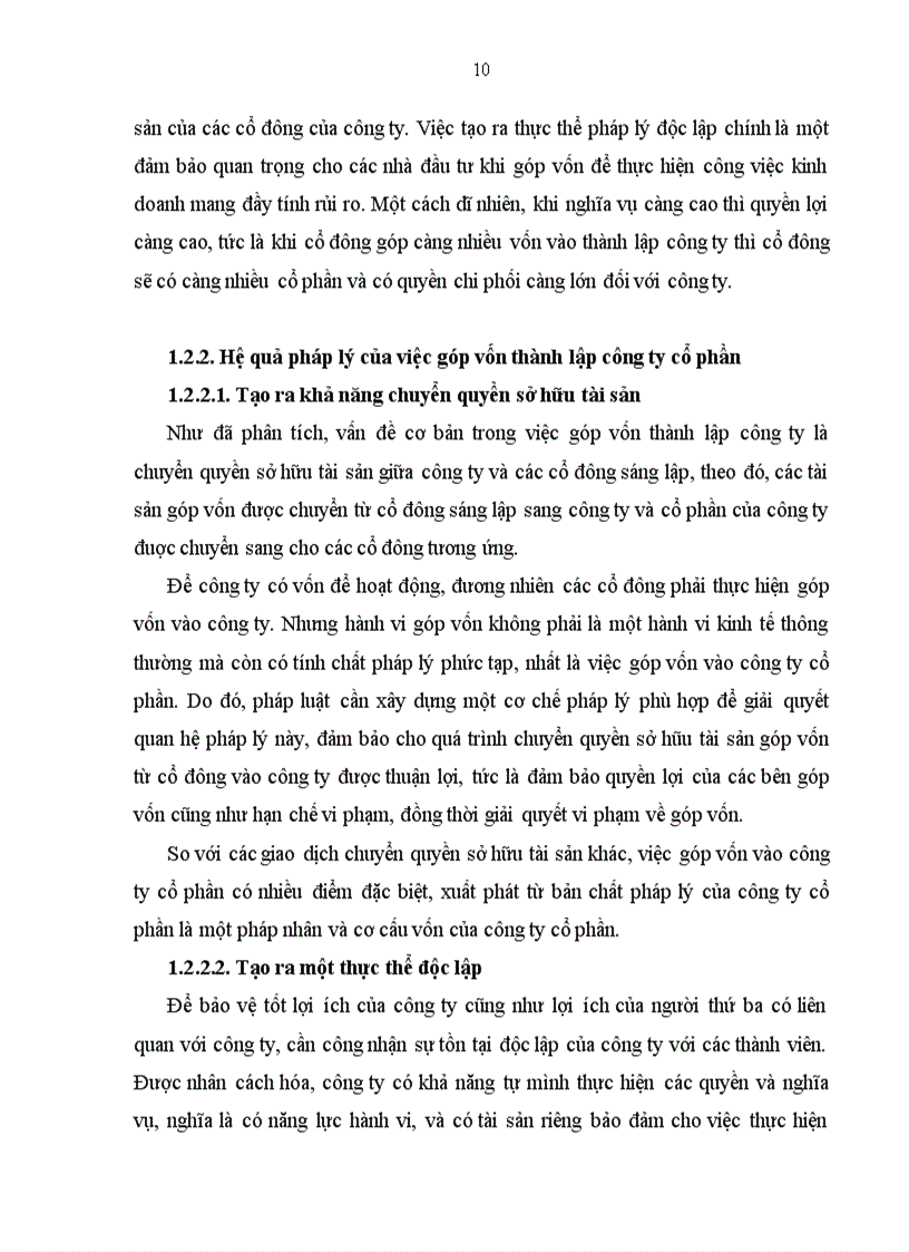 image for page Pháp luật hiện hành về góp vốn thành lập công ty cổ phần và một số kiến nghị nhằm hoàn thiện pháp luật về góp vốn thành lập công ty cổ phần 1