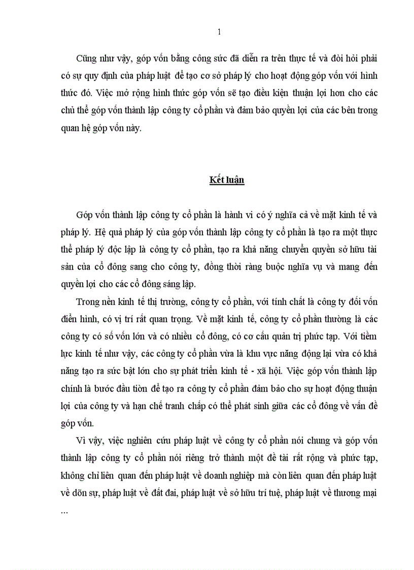 image for page Pháp luật hiện hành về góp vốn thành lập công ty cổ phần và một số kiến nghị nhằm hoàn thiện pháp luật về góp vốn thành lập công ty cổ phần 1