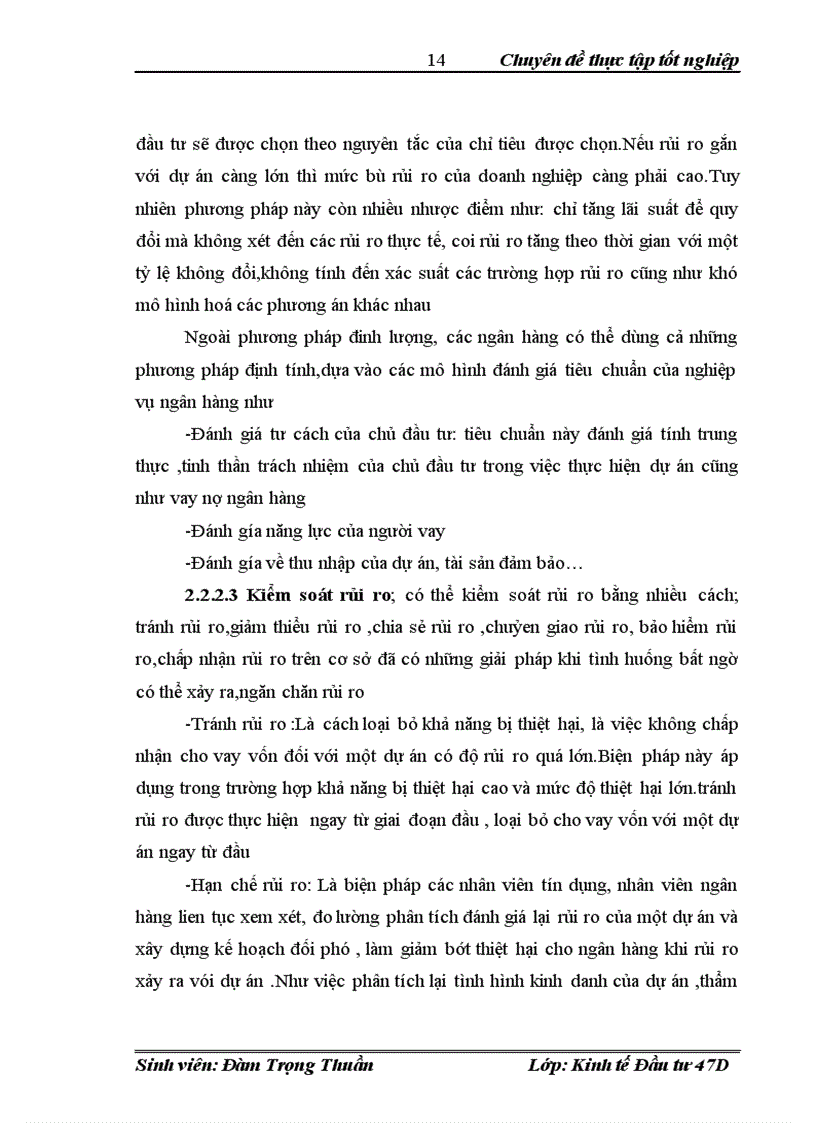 image for page Quản lí rủi ro các dự án đầu tư tại Ngân hàng TMCP Sài Gòn chi nhánh Ba Đình Hà Nội 1