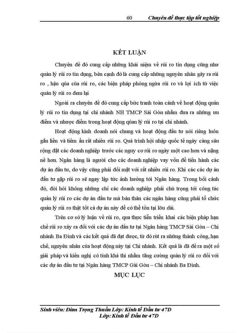 image for page Quản lí rủi ro các dự án đầu tư tại Ngân hàng TMCP Sài Gòn chi nhánh Ba Đình Hà Nội 1