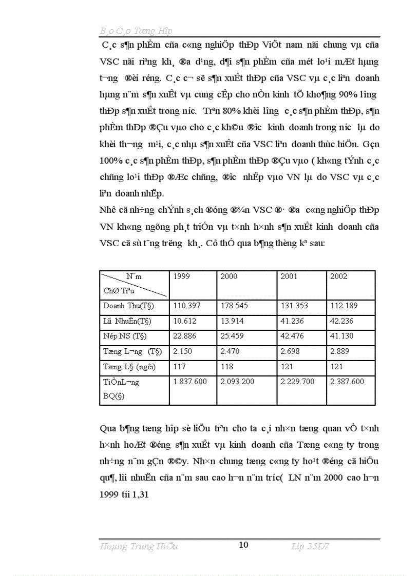 image for page Tình Hình Tổ Chức Thực Hiện Công tác kế toán ở tổng công ty thép Việt Nam