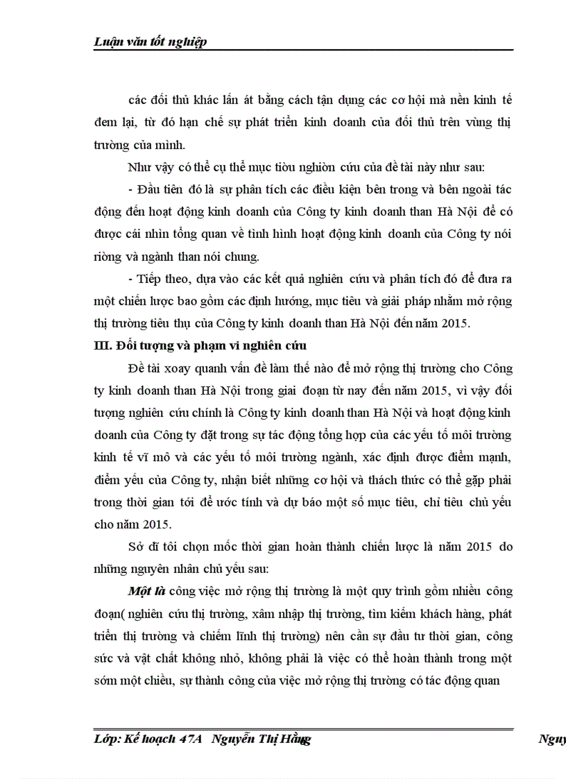 image for page Chiến lược mở rộng thị trường của Công ty kinh doanh than Hà Nội đến năm 2015