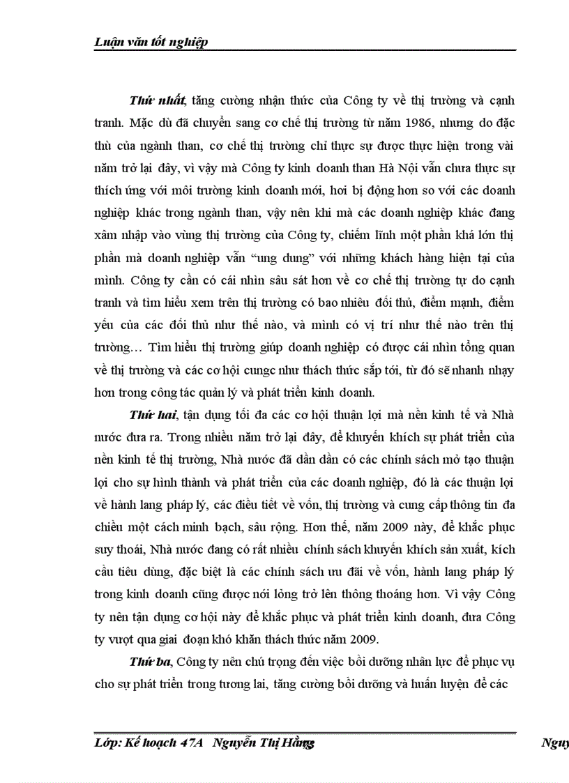 image for page Chiến lược mở rộng thị trường của Công ty kinh doanh than Hà Nội đến năm 2015