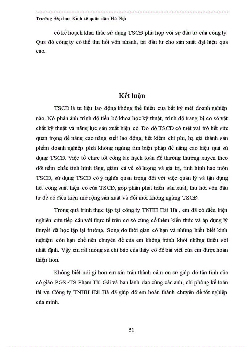 image for page Hoàn thiện công tác kế toán TSCĐ tại công ty TNHH Hải Hà