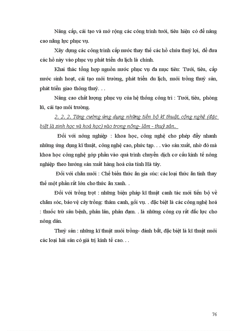 image for page Chuyển dịch cơ cấu kinh tế nông nghiệp Hà tây thực trạng và giải pháp 1