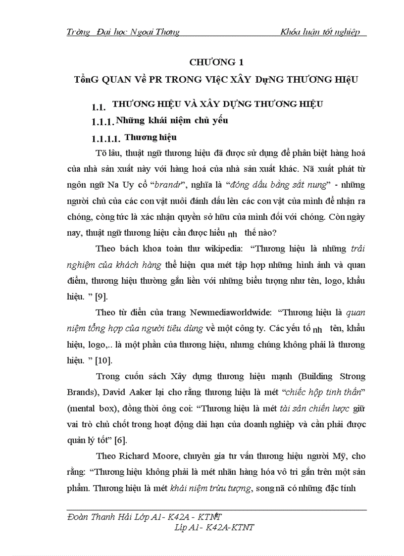 image for page Vai trò của PR trong việc xây dựng và phát triển thương hiệu của các doanh nghiệp Việt Nam 1