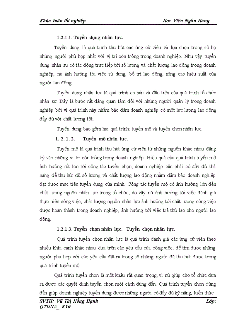 image for page Thực trạng và một số giải pháp nhằm nâng cao công tác tuyển dụng nhân sự tại Công ty trách nhiệm hữu hạn T A