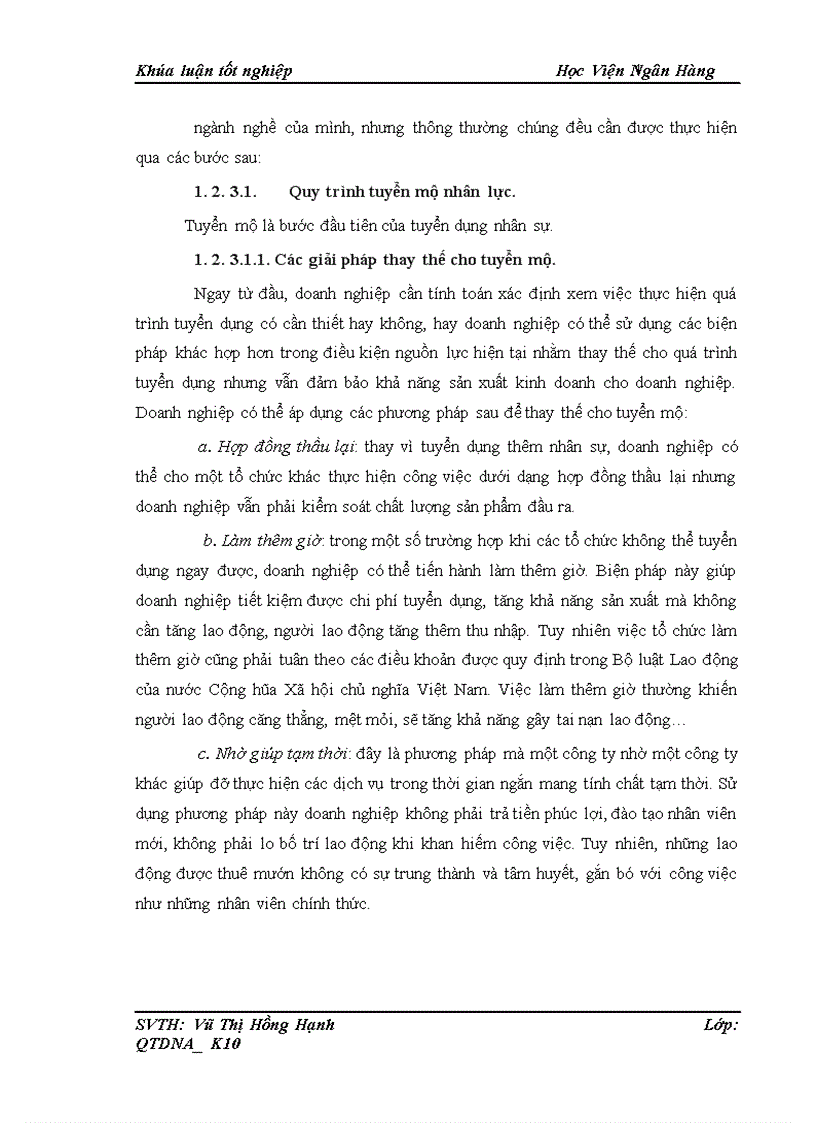 image for page Thực trạng và một số giải pháp nhằm nâng cao công tác tuyển dụng nhân sự tại Công ty trách nhiệm hữu hạn T A