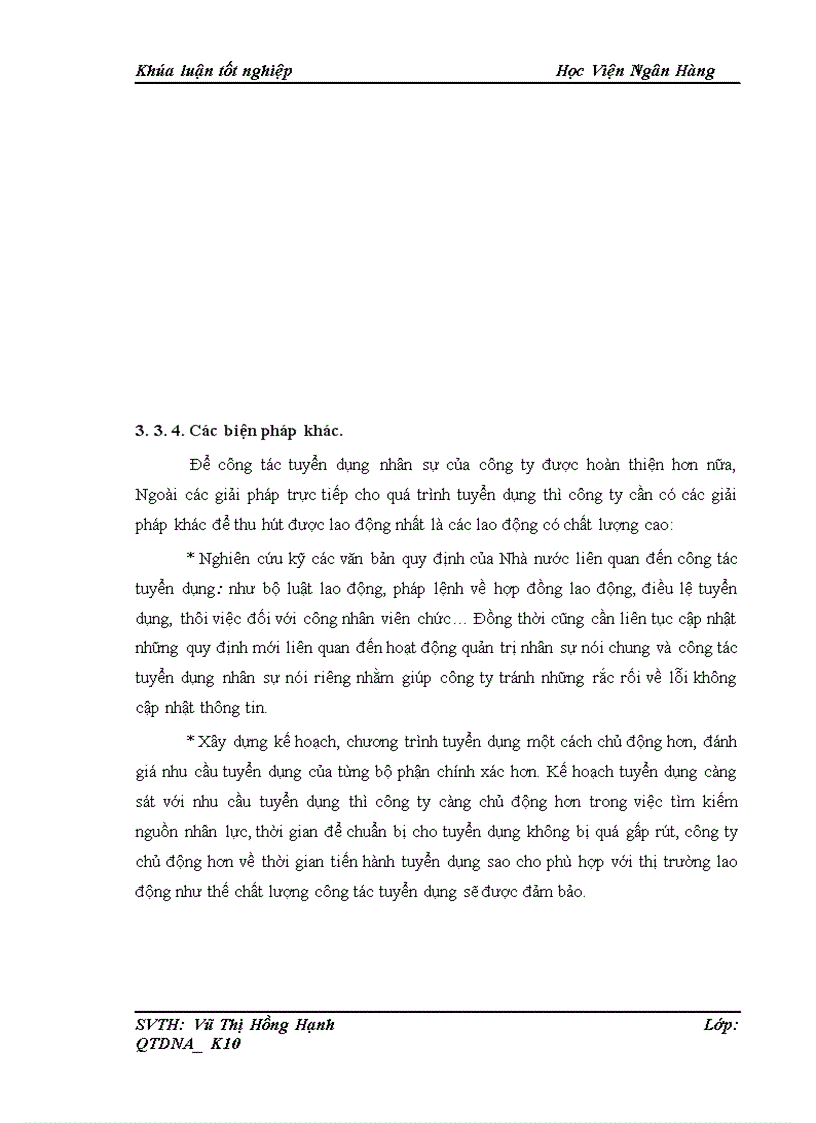 image for page Thực trạng và một số giải pháp nhằm nâng cao công tác tuyển dụng nhân sự tại Công ty trách nhiệm hữu hạn T A
