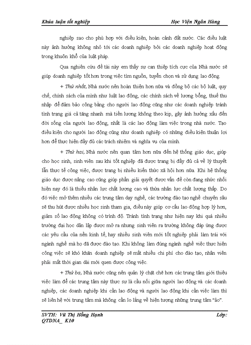 image for page Thực trạng và một số giải pháp nhằm nâng cao công tác tuyển dụng nhân sự tại Công ty trách nhiệm hữu hạn T A