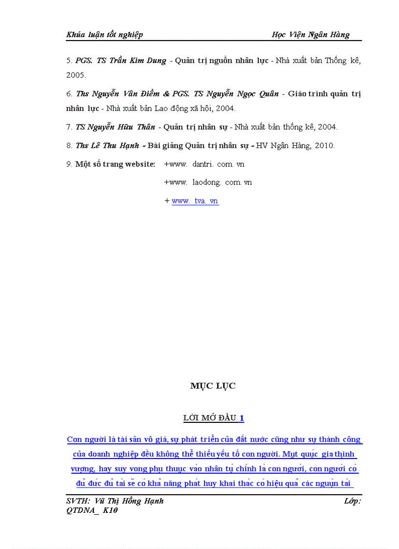 image for page Thực trạng và một số giải pháp nhằm nâng cao công tác tuyển dụng nhân sự tại Công ty trách nhiệm hữu hạn T A