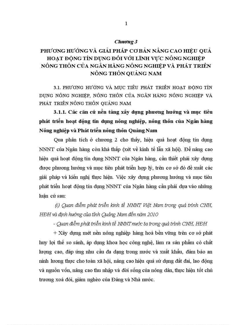 image for page Giải pháp nâng cao hiệu quả hoạt động tín dụng Ngân hàng Nông nghiệp và Phát triển Nông thôn Quảng Nam đối với lĩnh vực nông nghiệp nông thôn