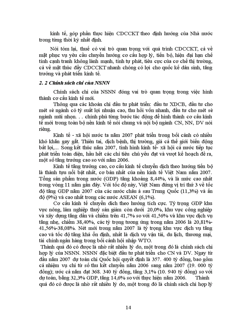 image for page Vai trò điều tiết vĩ mô của ngân sách nhà nước về mặt kinh tế thông qua chính sách thu chi hiện hành