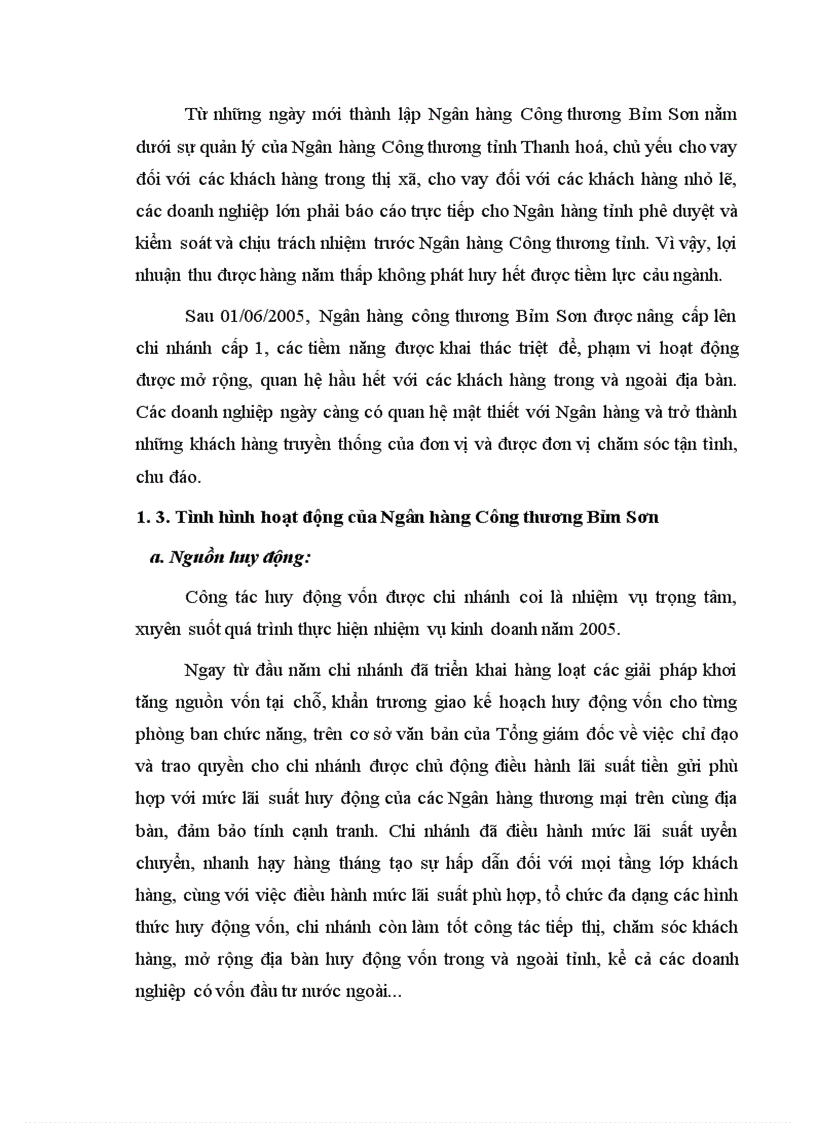 image for page Nâng cao chất lượng tín dụng đối với doanh nghiệp tại Ngân hàng Công thương Bỉm Sơn 1