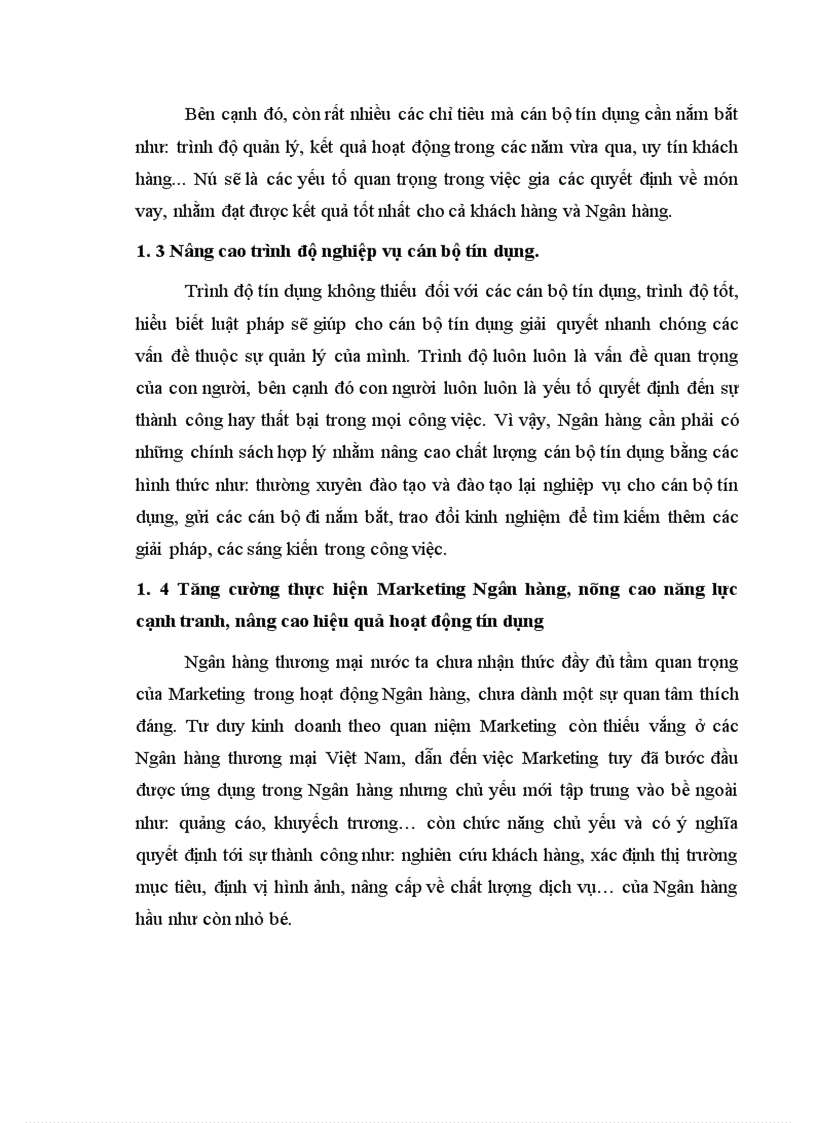 image for page Nâng cao chất lượng tín dụng đối với doanh nghiệp tại Ngân hàng Công thương Bỉm Sơn 1