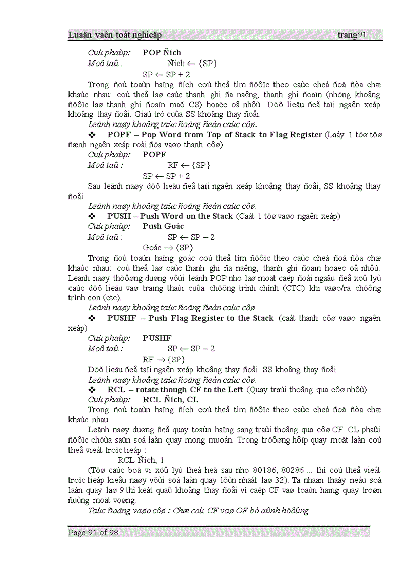 image for page Thiết kế thi công KIT vi xử lý 8086