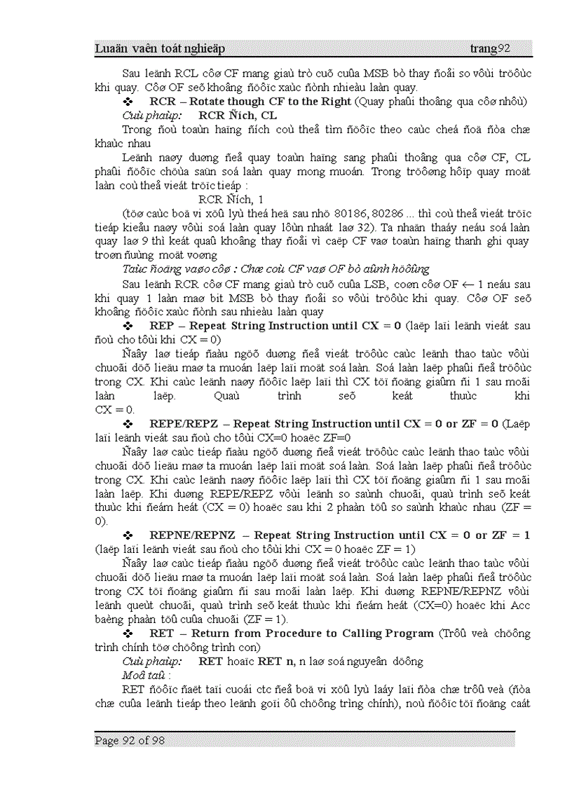 image for page Thiết kế thi công KIT vi xử lý 8086
