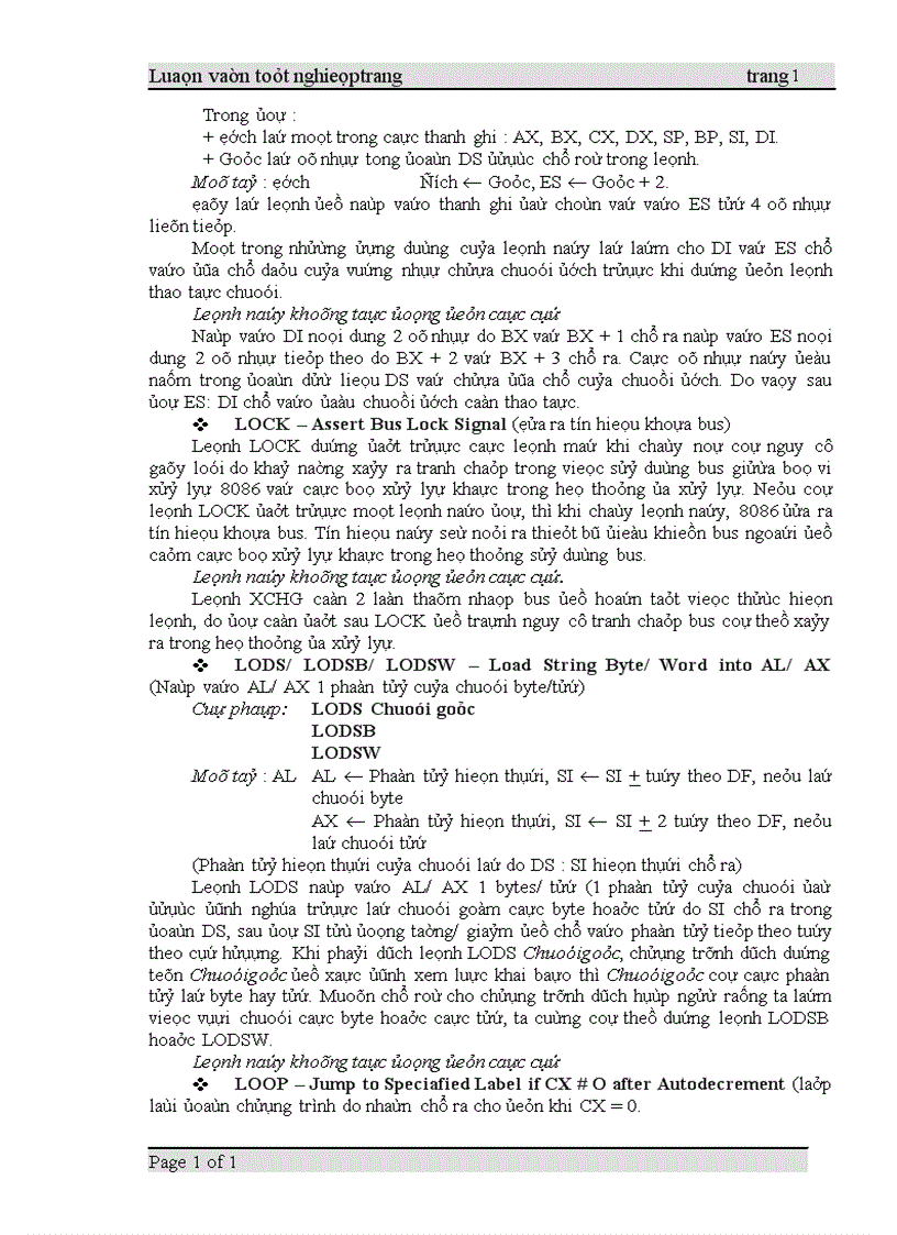 image for page Thiết kế thi công KIT vi xử lý 8086