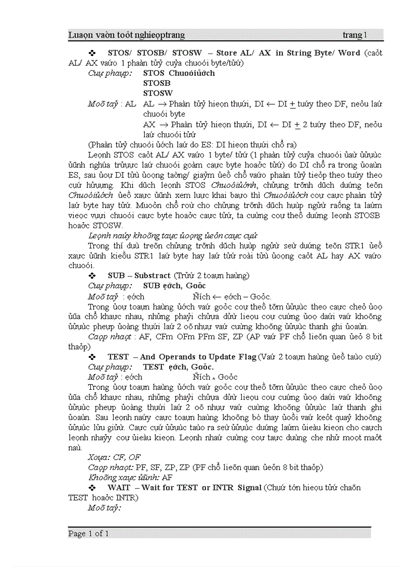 image for page Thiết kế thi công KIT vi xử lý 8086