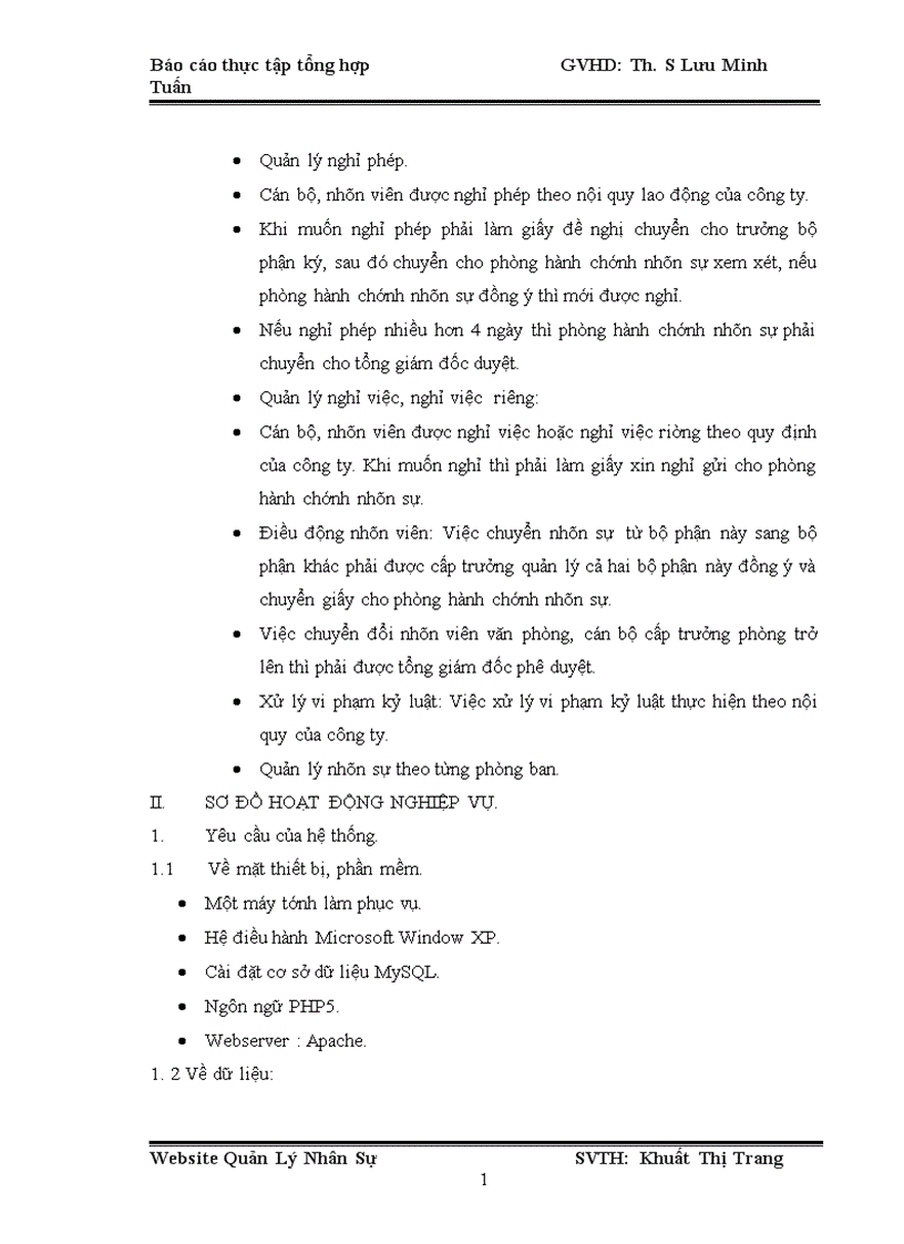 image for page Tìm hiểu PHP và ứng dụng xây dựng Website quản lý nhân sự cho công ty INTECH