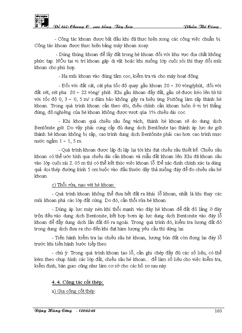 image for page Cao tầng Tây Sơn Phần thi công