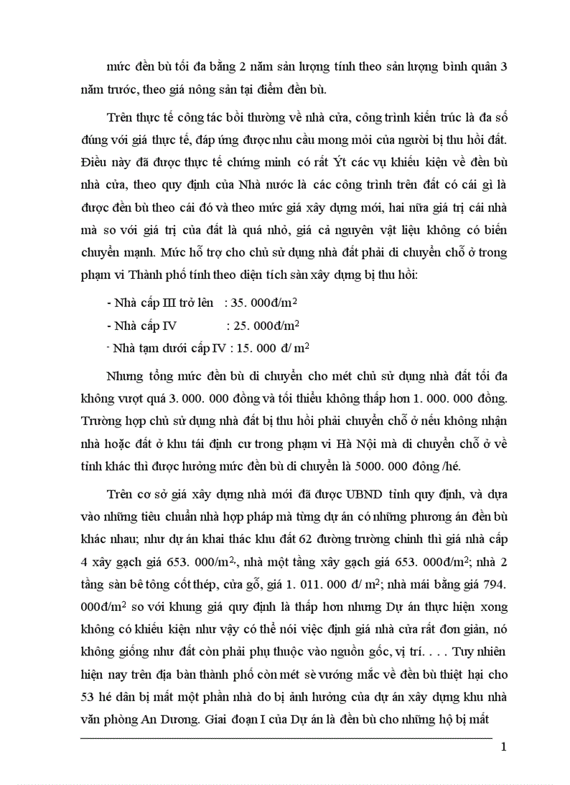 image for page Hoàn thiện chính sách và phương thức đền bù thiệt hại khi Nhà nước thu hồi đất trên địa bàn Thành phố Hà Nội 1