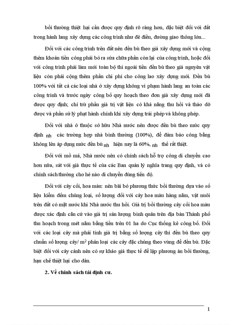 image for page Hoàn thiện chính sách và phương thức đền bù thiệt hại khi Nhà nước thu hồi đất trên địa bàn Thành phố Hà Nội 1