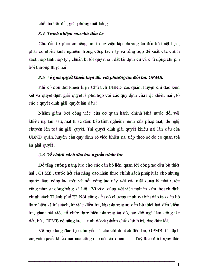 image for page Hoàn thiện chính sách và phương thức đền bù thiệt hại khi Nhà nước thu hồi đất trên địa bàn Thành phố Hà Nội 1