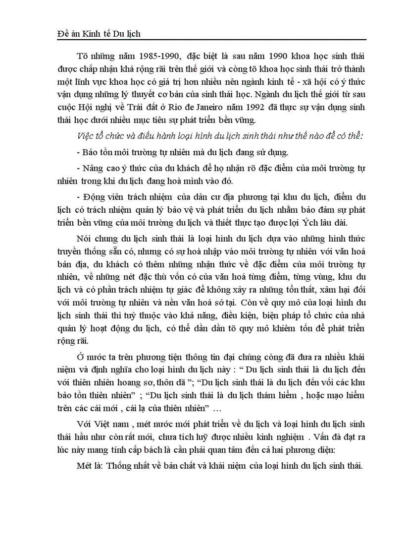 image for page Du lịch sinh thái và thực tế phát triển ở Việt Nam 1