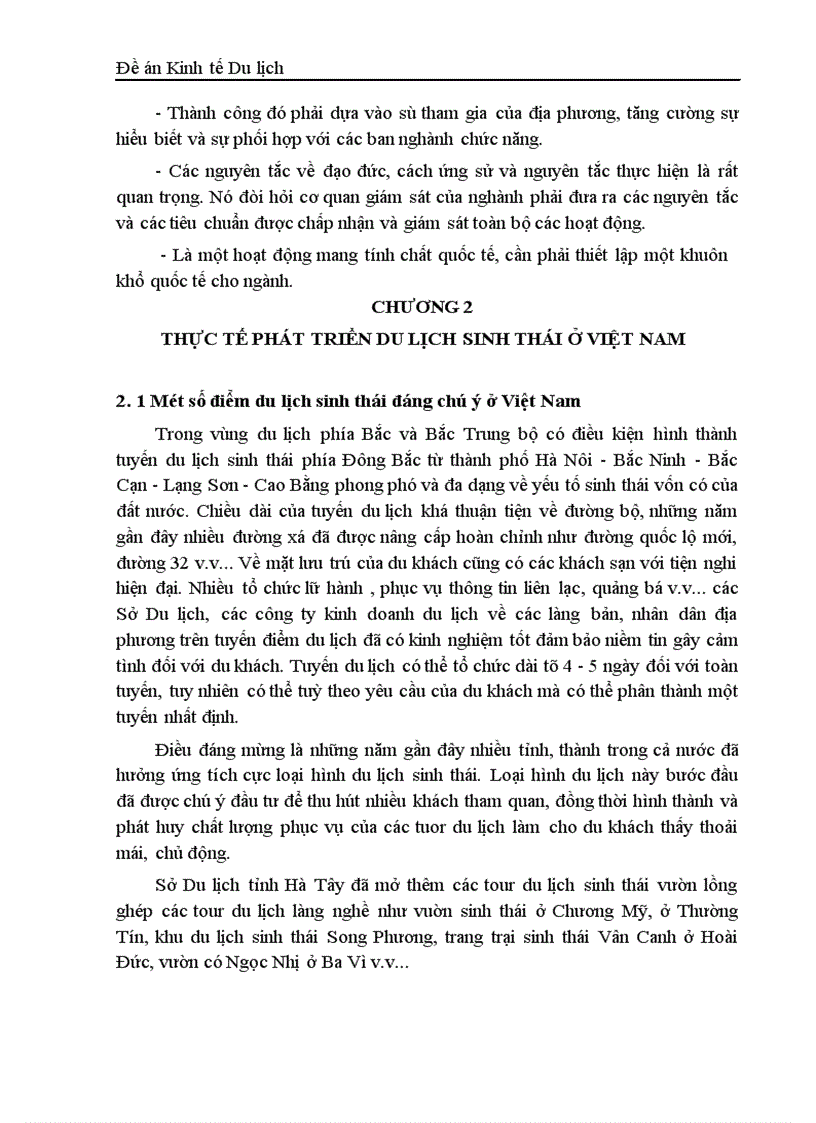 image for page Du lịch sinh thái và thực tế phát triển ở Việt Nam 1