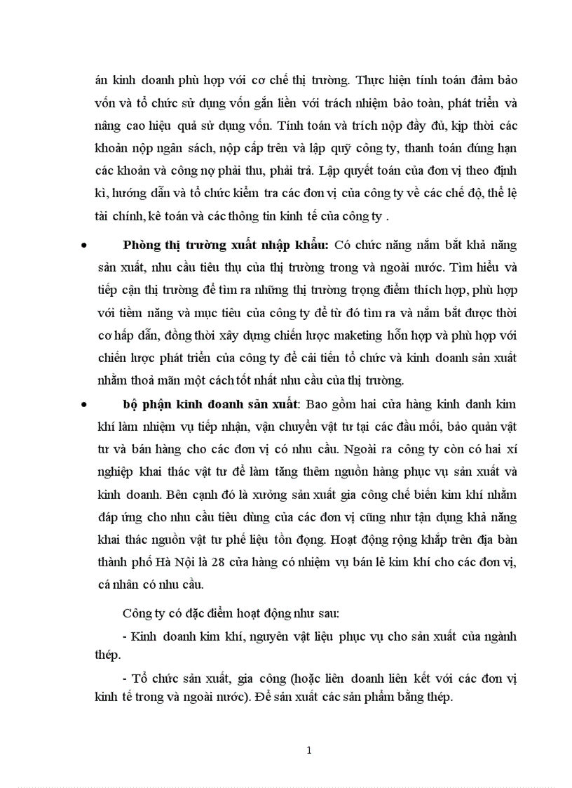 image for page Hoạt động marketing và các chính sách căn bản tại Công ty kim khí Hà Nội