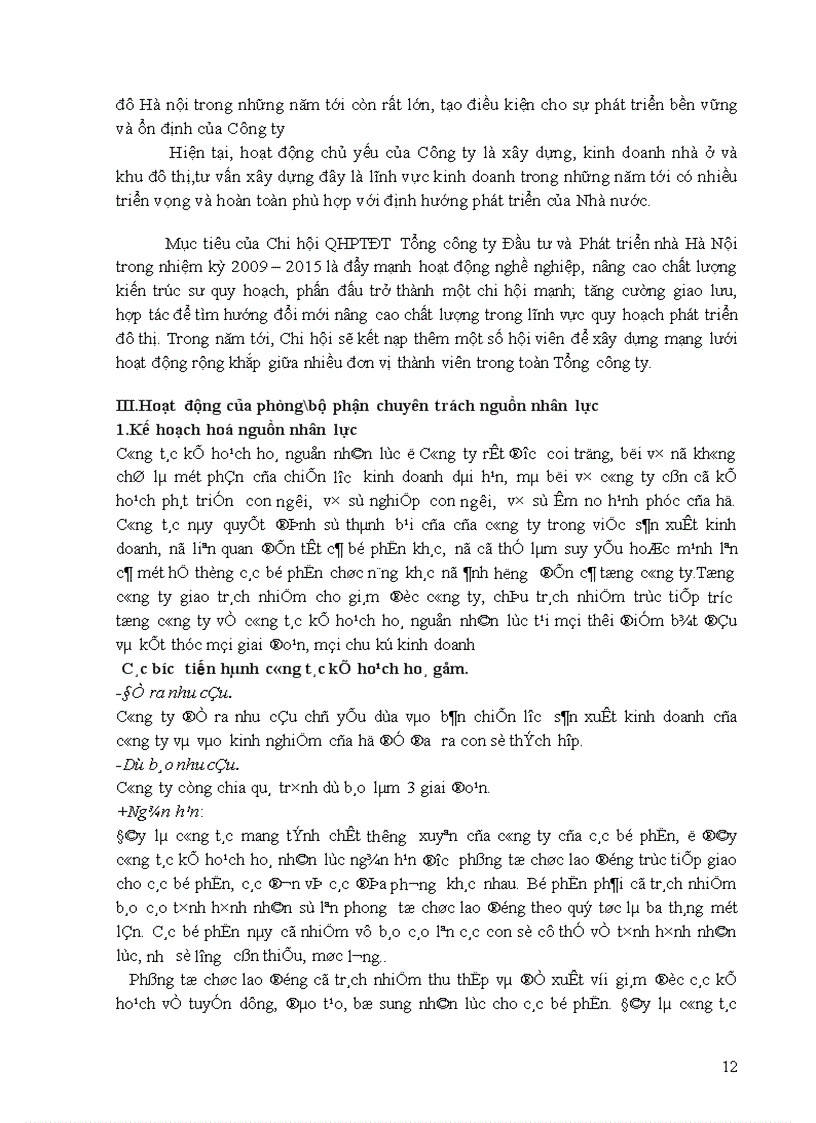 image for page Báo cáo tổng hợp của công ty CP tư vấn HANDIC Đầu tư và phát triển nhà Hà Nội