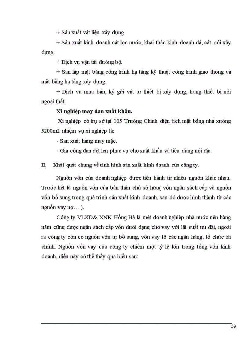 image for page Đầu tư nâng cao hiệu quả sản xuất kinh doanh ở công ty VLXD XNK Hồng Hà