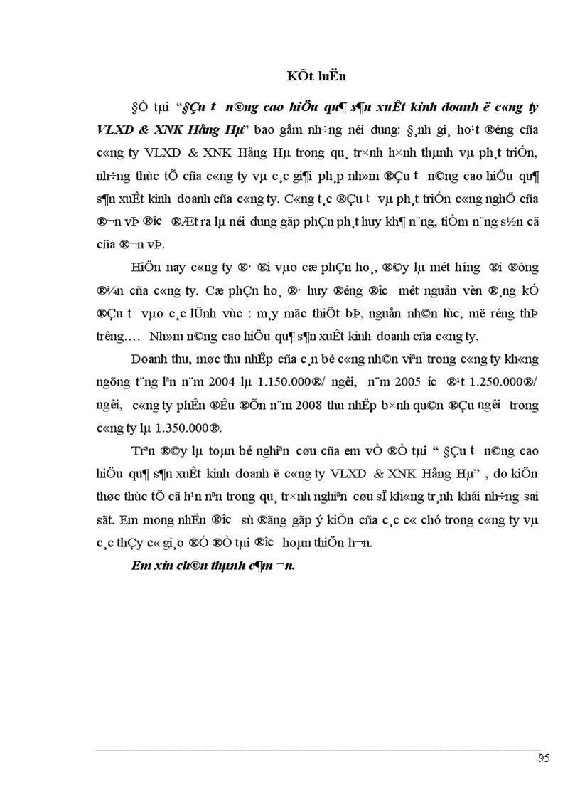 image for page Đầu tư nâng cao hiệu quả sản xuất kinh doanh ở công ty VLXD XNK Hồng Hà