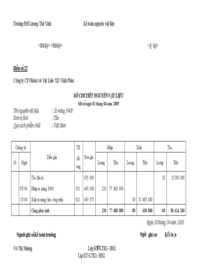 image for page Kế toán nguyên vật liệu tại công ty CP Nhôm và Vật Liệu XD Vĩnh Phúc 1